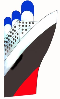 Cruise Ship Cut-out (H: 2.4m)