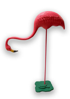 Flamingo Large Bending Over (H: 1m x W: 0.73m)