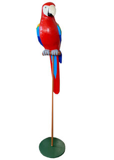 Parrot Giant Paper Mache (H: 1.6m x W: 0.3m)