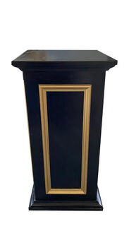 Plinth (E) Black and Gold (H: 0.9m W: 0.46m)