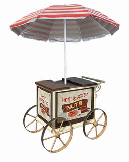 Cart Nut Stand with Umbrella (0.95m x 1.25m x 0.83m)