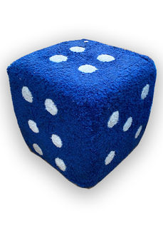 Fluffy Dice Blue (H+W+D: 0.6m)