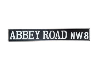 SIGN: Abbey Road (H: 15cm x W: 47cm)