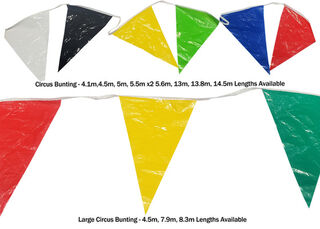 Bunting Assorted Plastic
