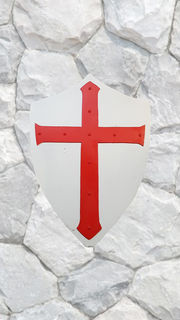 Shield Medieval St George (H: 80cm W: 60cm)