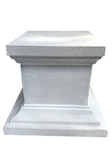 Base for Urn Small White (H: 38cm W+D: 35cm)