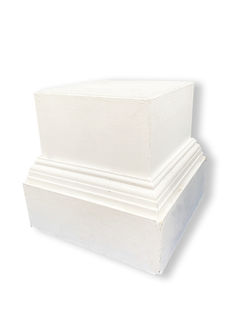 Base for Urn Medium White (H: 50cm x W+D: 50cm)