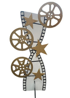 Film Reel Cut-outs (H: 138cm x W: 60 cm)
