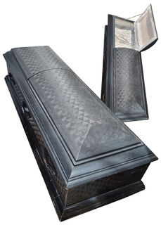 Coffin #2 Black part opening (2.06m x 0.7m x 0.54m)