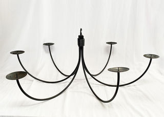 Hanging Candelabra Wide 6pt (H: 30cm D: 74cm)