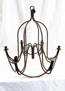 Hanging Candelabra Tall 6pt (H: 60cm D: 50cm)