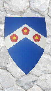 Shield Red Roses (H: 80cm W: 60cm)