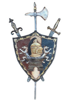 Coat of Arms Medieval Shield (H: 1.65m x W: 0.85m)
