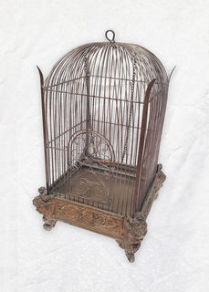 Birdcage #11 Ornate Square Small (H: 0.7m x W: 0.4m)