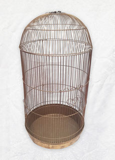 Birdcage #9 Gold Medium (H: 0.9m x W: 0.4m)