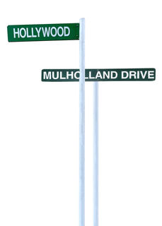 Hollywood Road Sign w Stand (H: 2.2m x W: 0.63m)