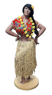 Hula Girl (H: 1.7m x W: 0.97m x D: 0.60m)