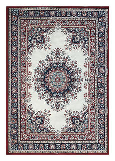 Rug #502 Persian Red, Cream & Blue (1.7m x 1.2m)