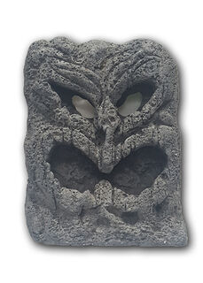 Gargoyle Head  #1A Gnarled Wooden Face (H: 0.6m x W: 0.48m)