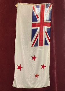 New Zealand Ensign White Flag (2.8m x 1.3m)