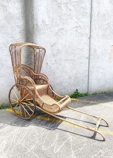Rickshaw (L: 220cm x W: 80cm x H: 110cm)