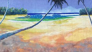 Tropical Beach #1 Backdrop (W: 8.2 m x H: 3.6m)