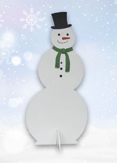 Snowman Cut-Out (H: 1.7m)
