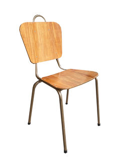 School Chair #1 Wooden (H: 80cm x W: 38cm x D: 40cm)