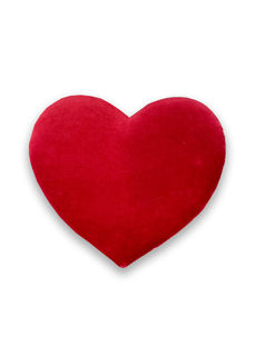 Hanging Heart Small Red Velvet (H: 0.35m x W: 0.34m)