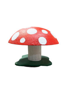 Toadstool/Mushroom Small Metal (H: 0.20m - 0.35m x D: 0.4m)