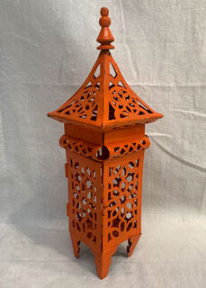 Day Of The Dead Lantern Orange Day Of The Dead Lantern Green (H: 34cm x W: 10cm)