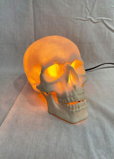 Light Up Skull (H: 15cm)