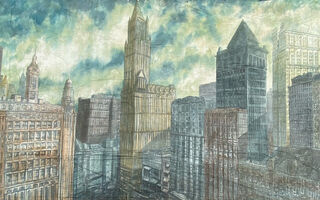 1920s Cityscape Backdrop (W: 10m x H: 5.5m)