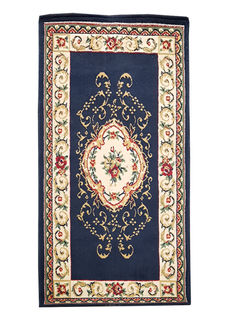 Rug #361 Persian Blue, Green & Red (0.8m x 1.5m) 
