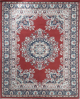 Persian Rug/Red/Blue/White Design (1.7m x 1.2m)