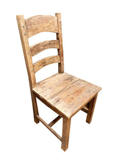 Chair Wooden Medieval (H: 1m x W: 0.45m x D: 0.46m)