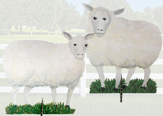 Sheep Cut-out (W: 0.7m x H: 0.8m)