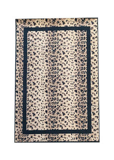 Rug #333 Leopard Print Brown, Beige & Black (1.15m x 1.55m) 
