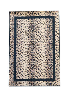 Rug #333 Leopard Print Brown, Beige & Black (1.15m x 1.55m)