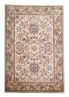 Rug #620 Persian Cream & Green (1.8m x 1.2m)