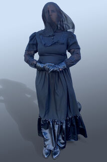 Victorian Mourning Dress