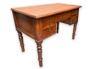 Writing Desk #2 Turned Legs (H: 78cm W: 121cm D: 59cm)