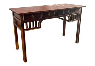 Writing Desk #7 Pillared Corners (H: 79cm W: 130cm D: 53cm)