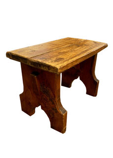 Rustic Bench Small (H: 0.46m x L: 0.79m x D: 0.4m)