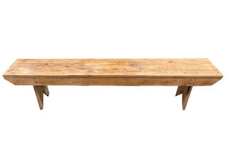 School Bench #1 Short (H: 40cm D: 27cm W: 176cm)
