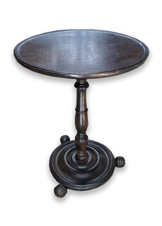 Coffee Table #30 Small Dark Wood (H: 55cm D: 42cm)