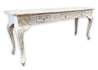 Sideboard #8 French Provincal White Washed (H: 0.7m x D: 0.5m x W: 1.8m)