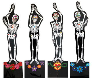 Day Of The Dead Skeleton Cut-out (H: 2.2 m)