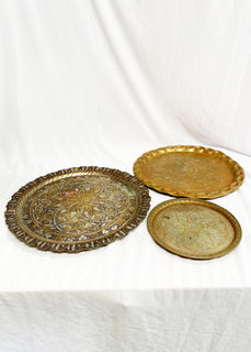 Brass Trays Assorted