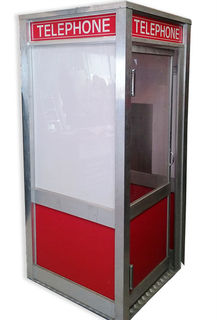 Telephone Booth American (H: 2.2m x W: 1m x D: 1m)